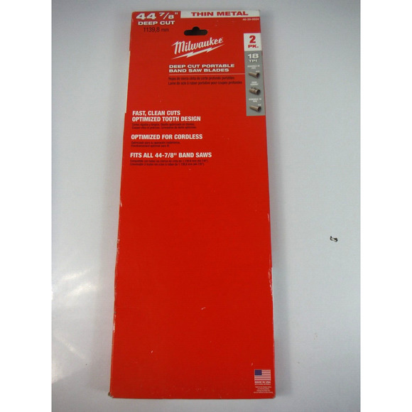 Milwaukee 48-39-0514 Band Saw Blade 44-7/8" Bimetal Pk2 - Picture 1 of 1